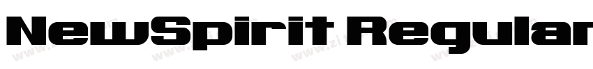 NewSpirit Regular字体转换